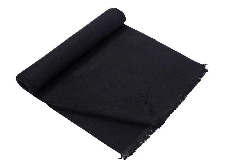 Men's Fashionable All-matching Pure Color Warm Keeping Scarf by GJG Denim