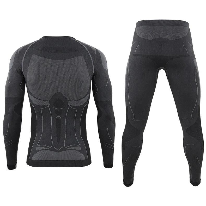 Men's Outdoor Sports Thermal Underwear Breathable Wicking by GJG Denim