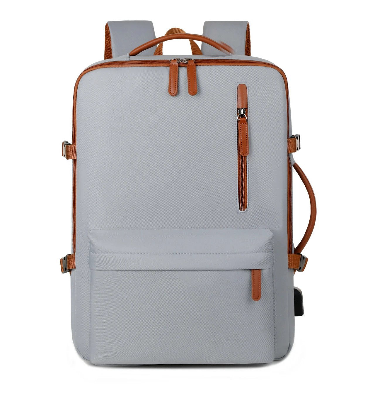 Business Travel Laptop Bag With Dual-Shoulder USB Charging Port For Men by GJG Denim