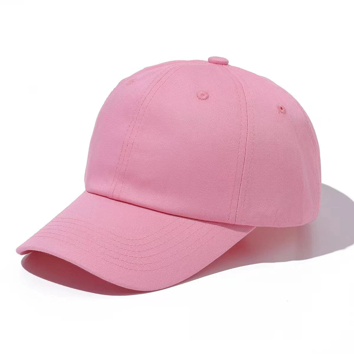 Men's Cotton Solid Color Baseball Cap by GJG Denim