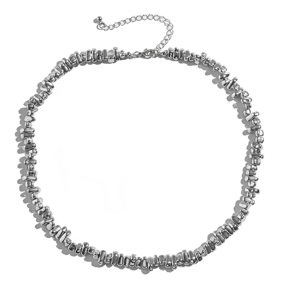 Niche Uniquely Shaped Beaded Necklace For Men by GJG Denim