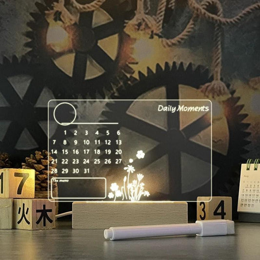 Creative Note Board Creative Led Night Light USB Message Board Holiday Light With Pen Gift For Children Girlfriend Decoration Night Lamp by GJG Denim