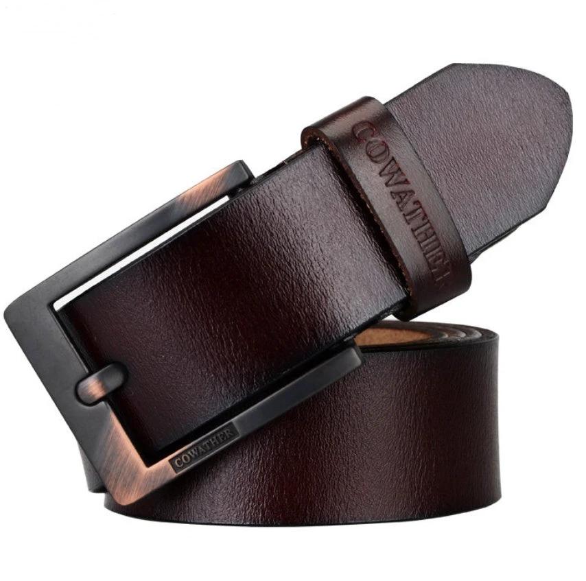 Men's Leather Belt by GJG Denim