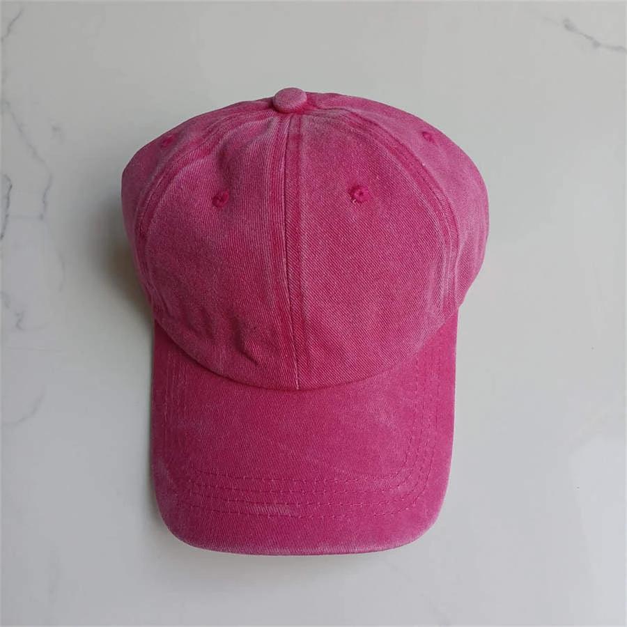 Retro Washed Baseball Cap For Men by GJG Denim