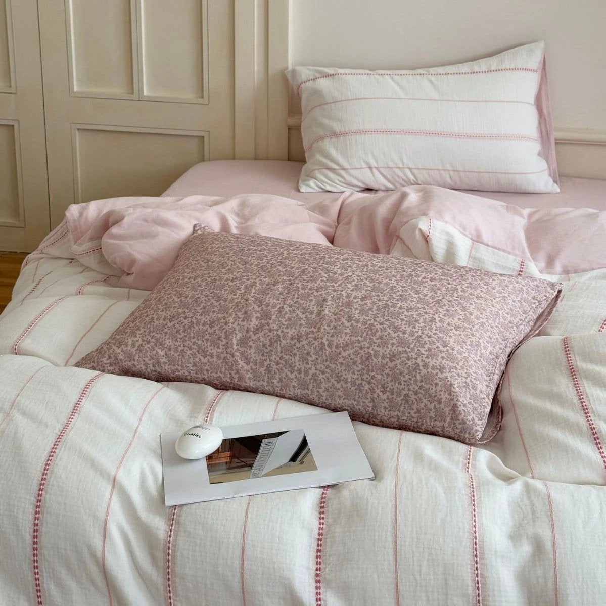 All-cotton Double-layer Gauze Duvet Cover Four-piece Set by GJG Denim