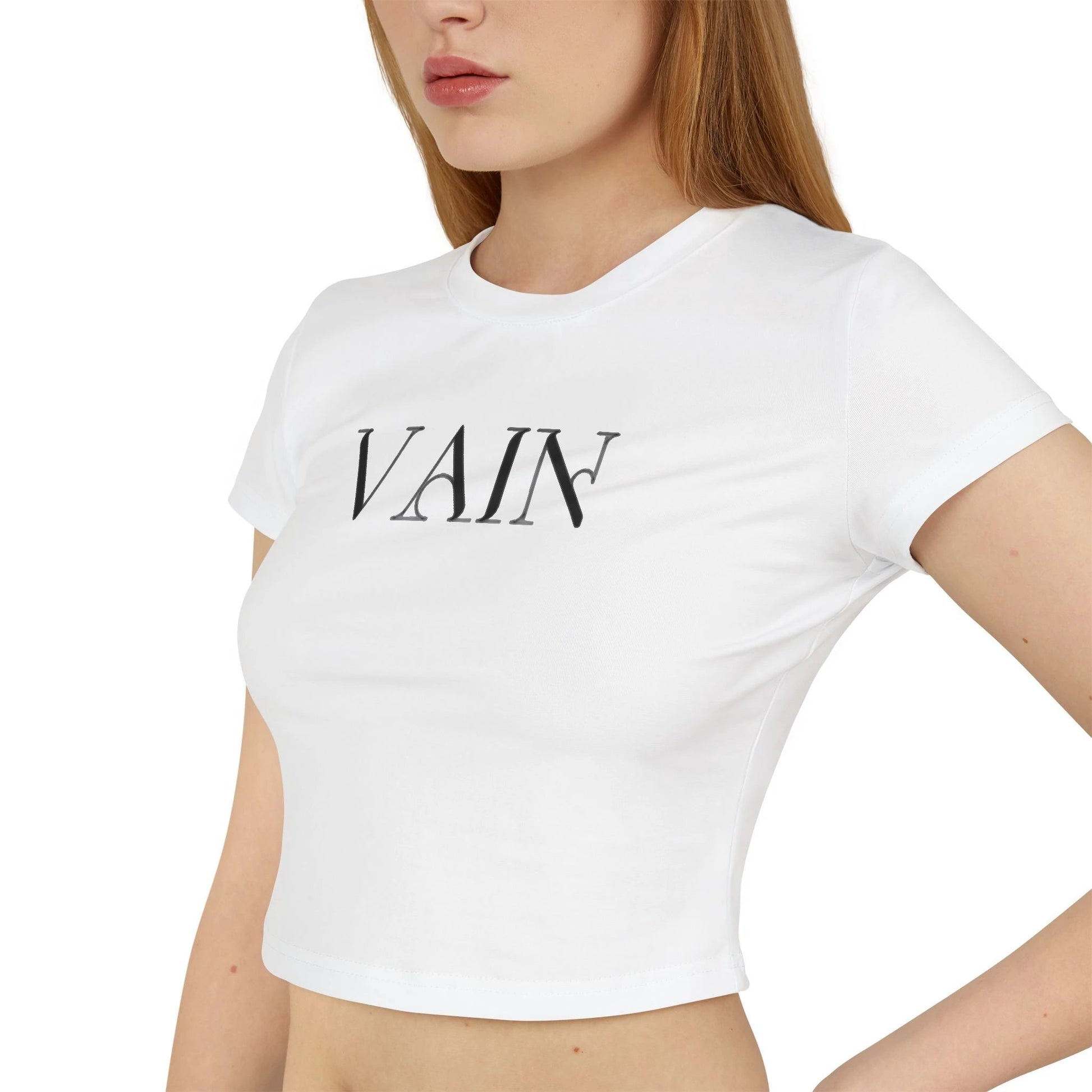 Vain Women's Trendy Crop Top, Stylish Fashion Top, Gift for Her, Summer Outfit, Casual Wear by Printify