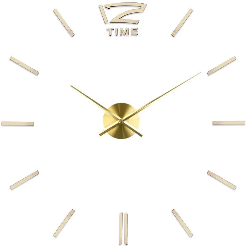 Creative Fashion Home Decor Acrylic Wall Clock by GJG Denim