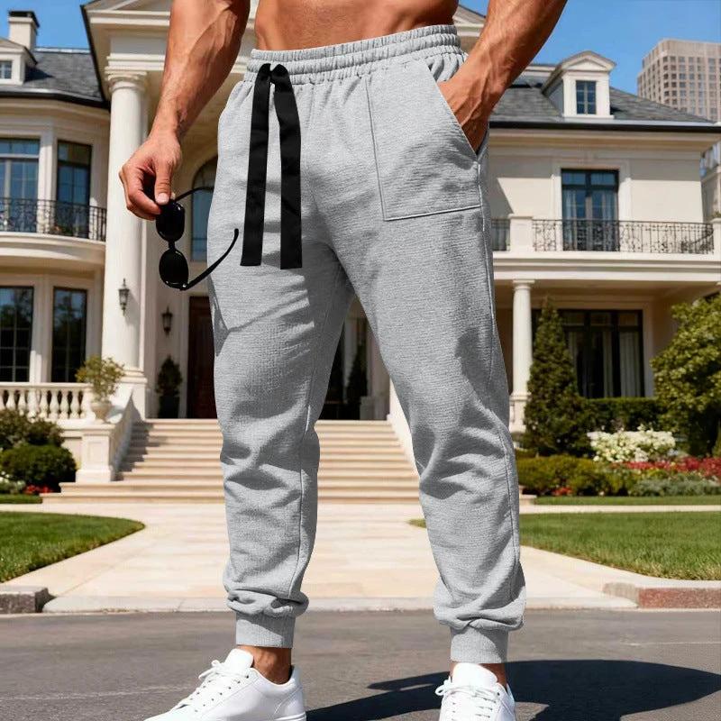 Men's Loose-Fit Casual Sports Sweatpants by GJG Denim