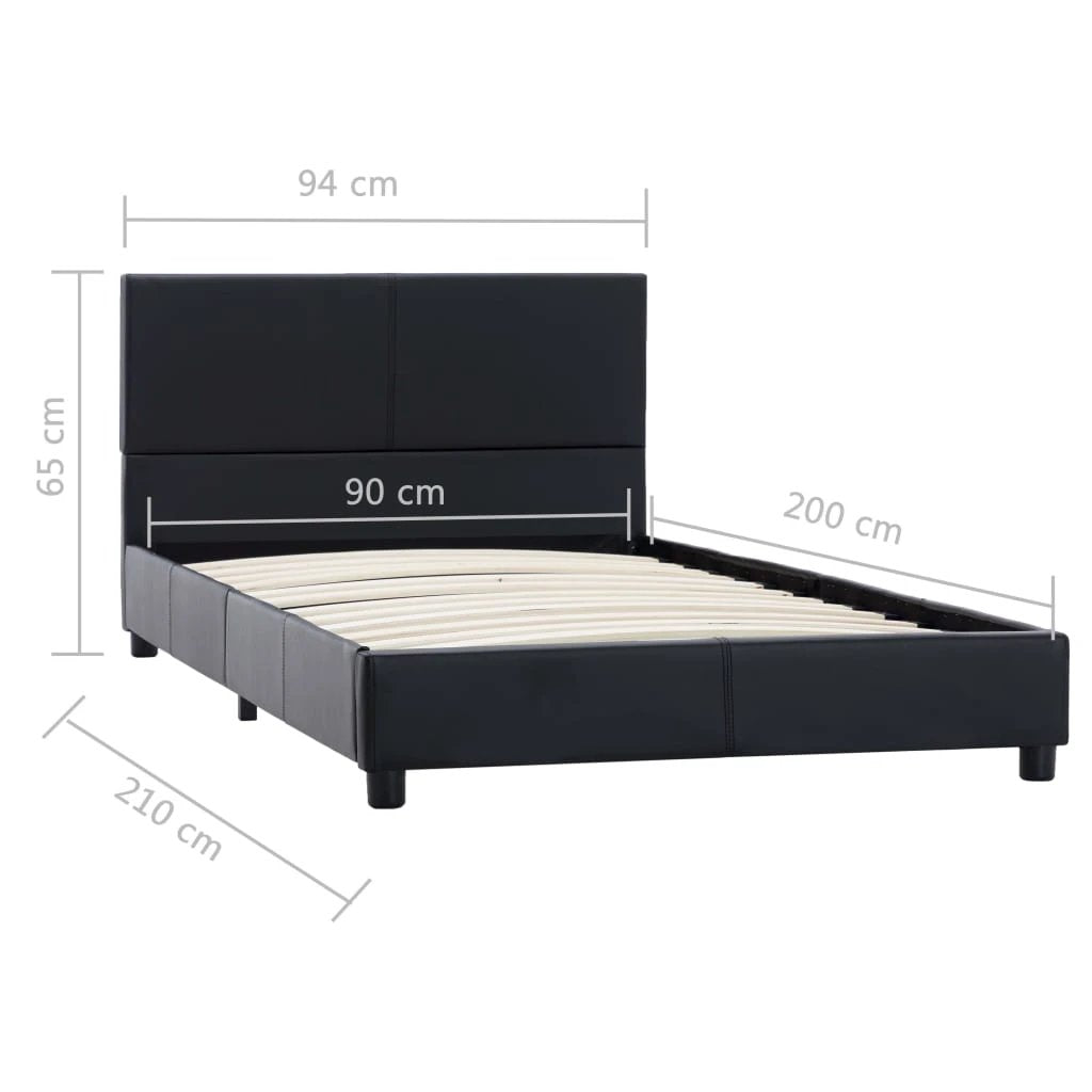 Faux Leather Bed Frame by GJG Denim