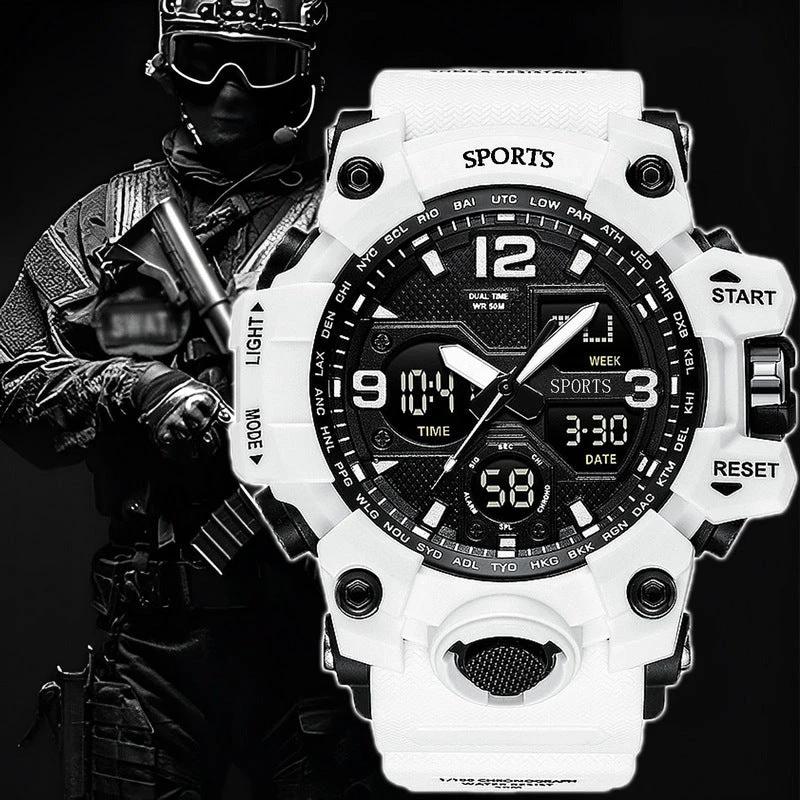 Men's Multi-functional Leisure Sports Fashion Electronic Watch by GJG Denim
