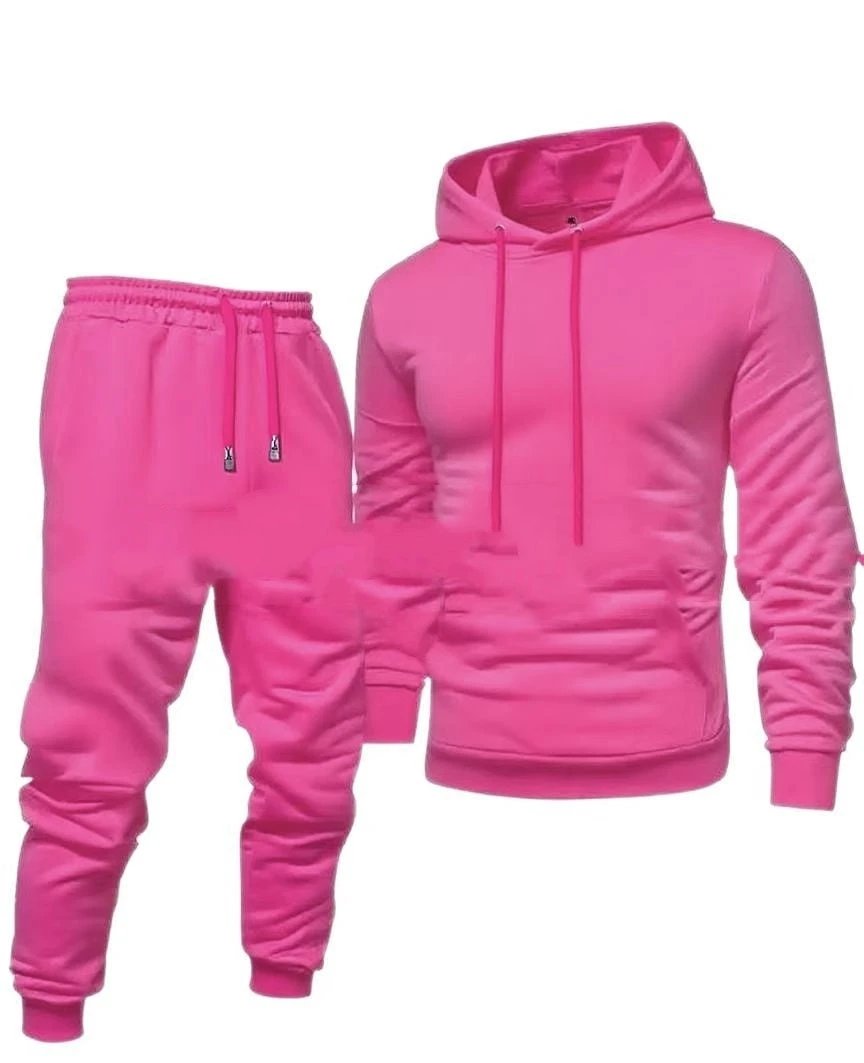 Men's Hooded Sweatshirt And Sweatpants Sports Suit by GJG Denim