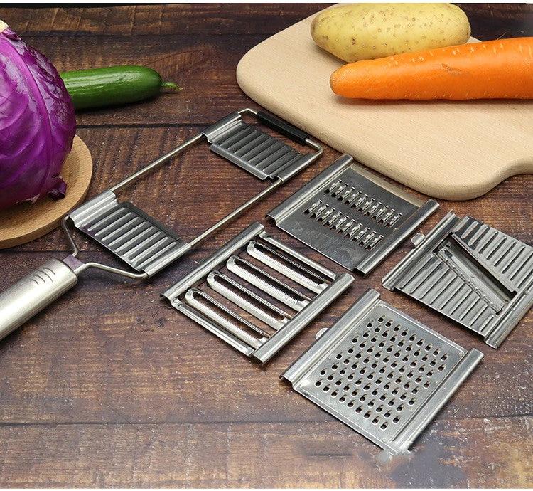 Stainless Steel Grater, Vegetable And Fruit Slicer, Peeler by GJG Denim