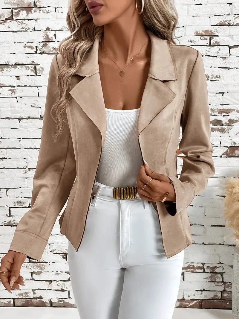 Autumn And Winter Elegant Slim Slimming Women's Jacket Cardigan Jacket by GJG Denim