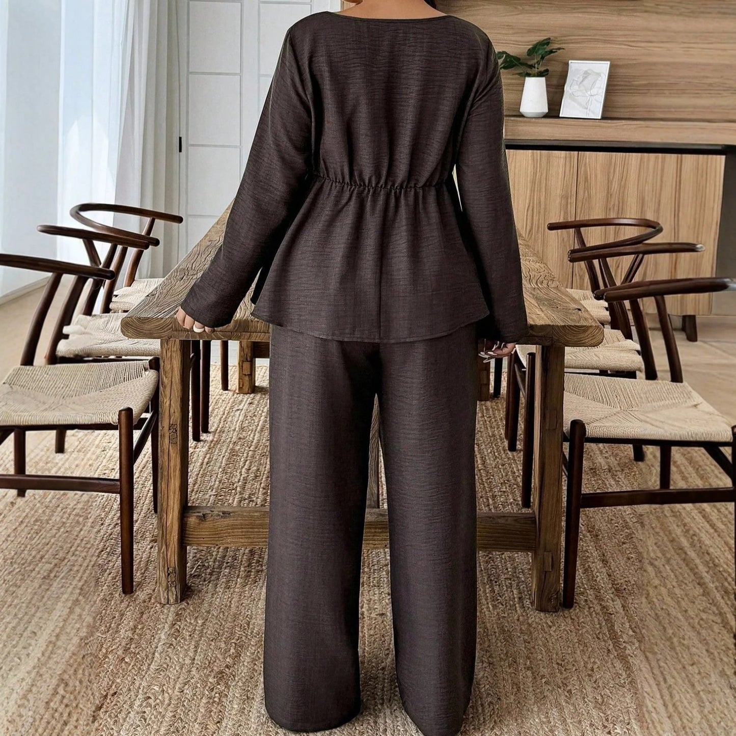 European And American Plus Size Women's Clothes Suit Square Collar by GJG Denim