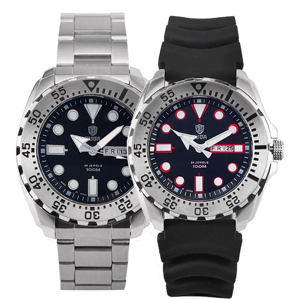 Men's Waterproof Luminous Quartz Movement Business Watch by GJG Denim