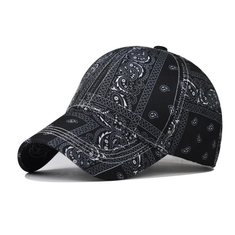Men's Bandana Printed Baseball Cap by GJG Denim