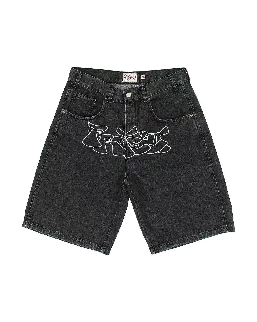 Summer Hip Hop Casual Denim Shorts Men by GJG Denim