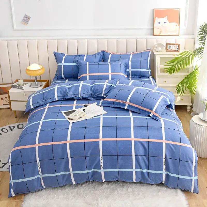 Breathable And Skin-friendly Brushed Duvet Cover And Bed Sheets by GJG Denim