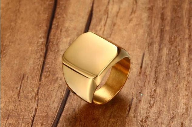 Men's Solid Color Ring by GJG Denim