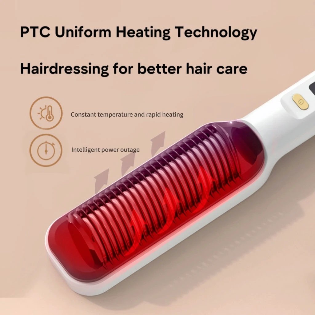 Negative Ion Straightener Comb by GJG Denim