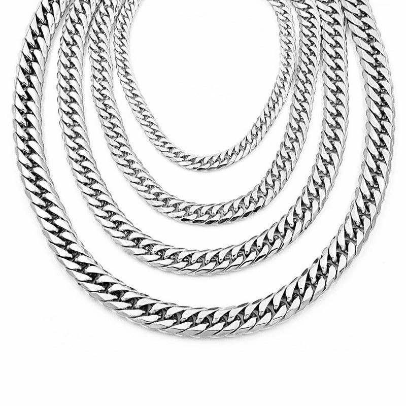 Titanium Steel Men's Link Chain by GJG Denim