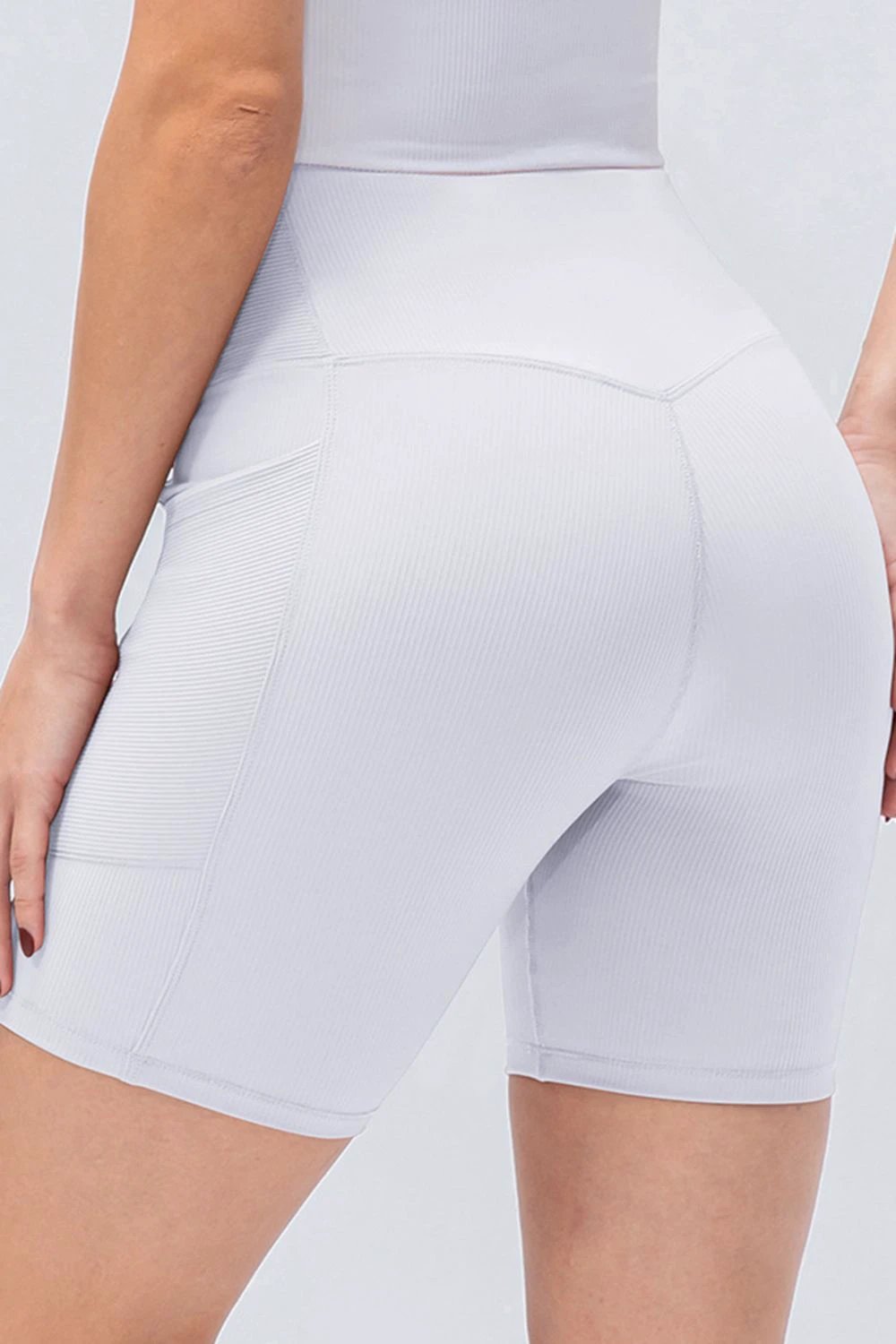 Slim Fit V-Waistband Sports Shorts by Lady Ros