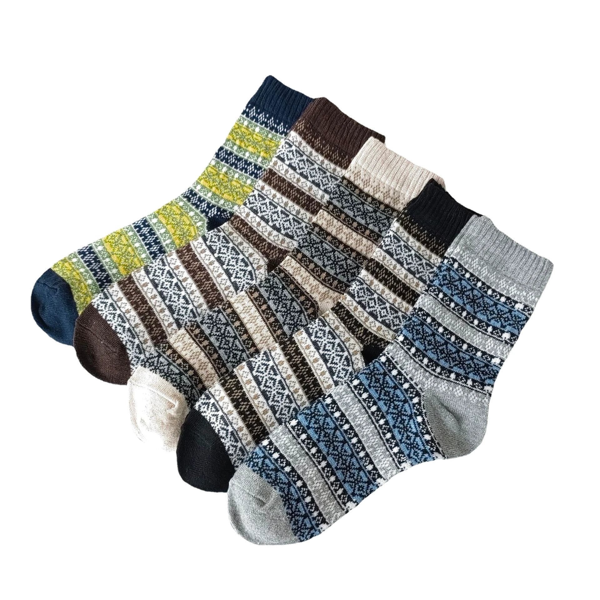 Men's Socks Vintage Style Wool Socks by GJG Denim