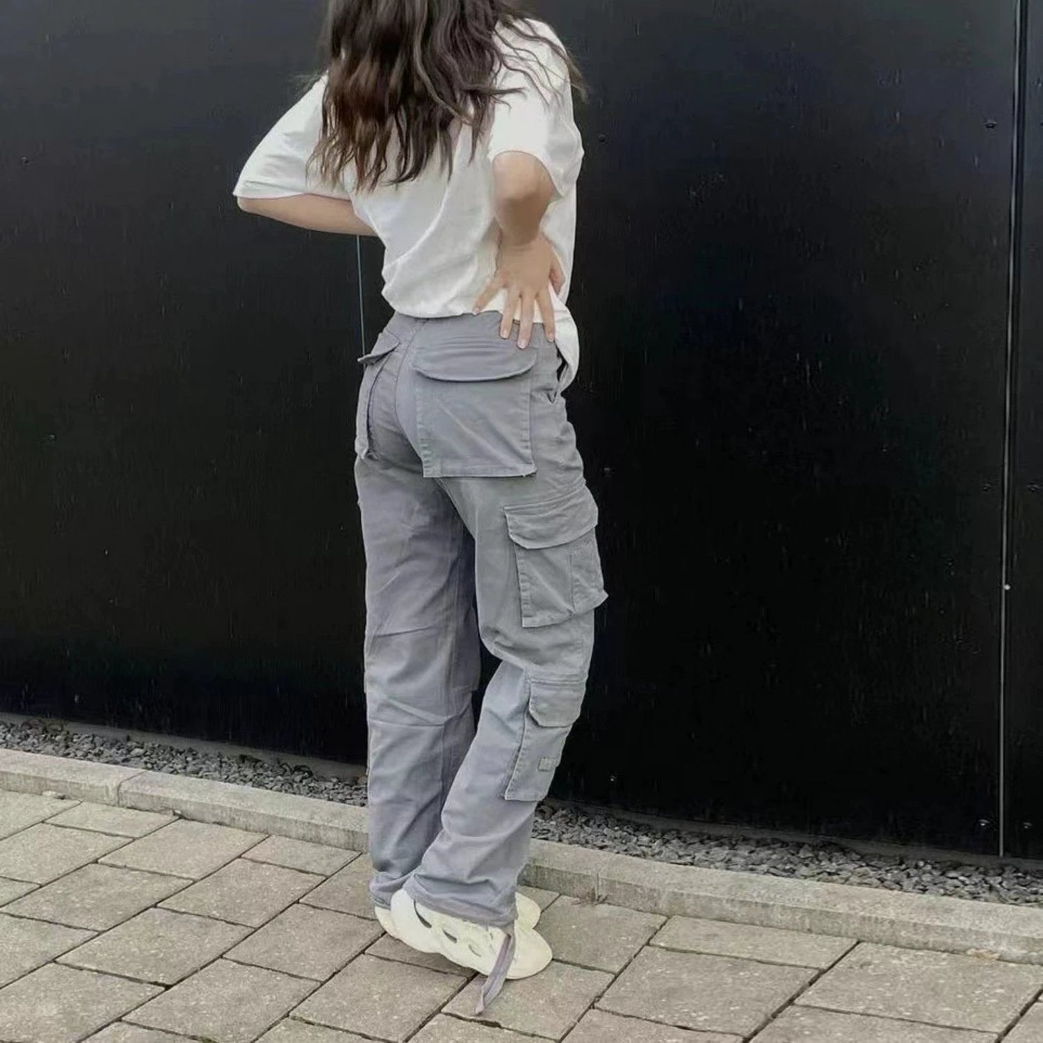 Trendy Workwear Denim Casual Pants For Women by GJG Denim