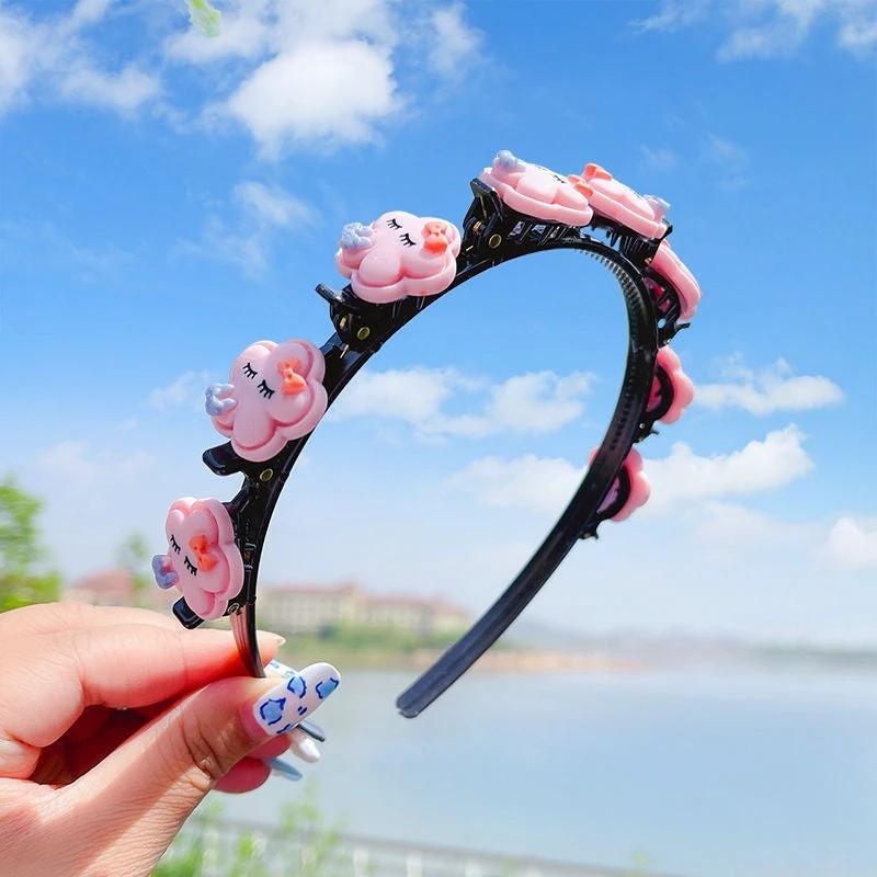 Girls' Clip Hair Accessories Crushed Hair Headband by GJG Denim