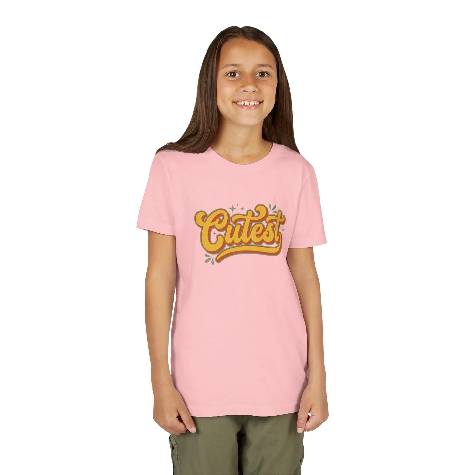 Cutest Youth Tee — Retro Script Kids T‑Shirt by Printify