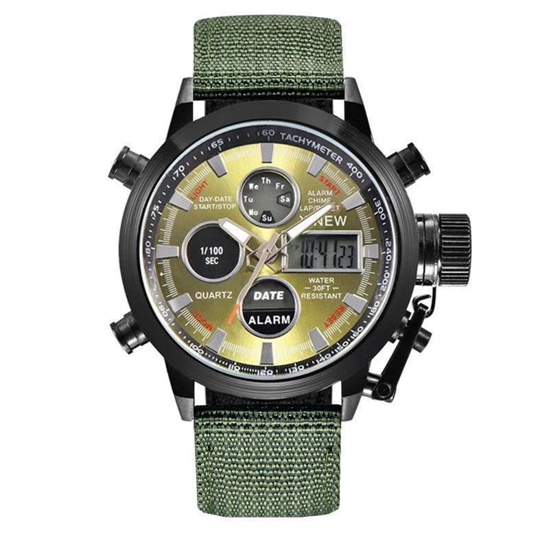 Men's Fashion Belt Multi-functional Watch by GJG Denim