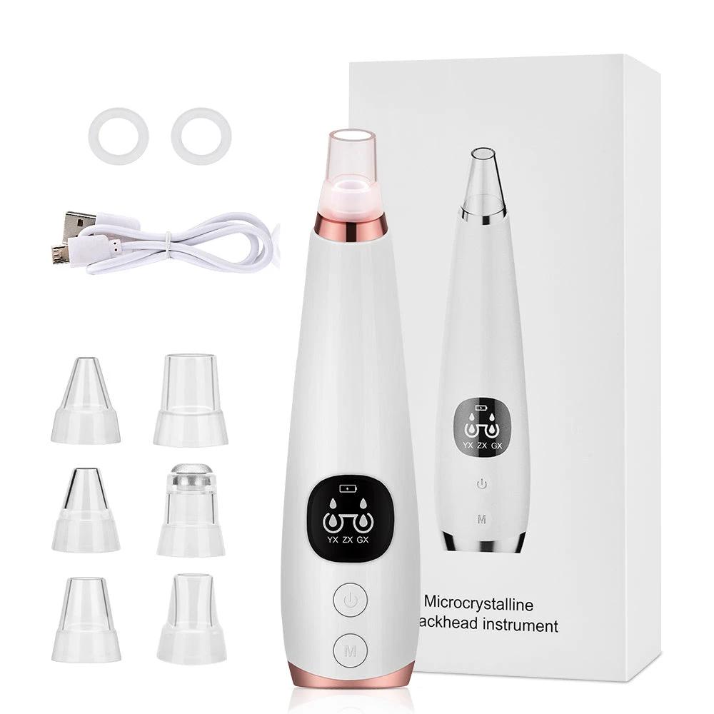 Blackhead Instrument Electric Suction Facial Washing Instrument Beauty Acne Cleaning Blackhead Suction Instrument by GJG Denim