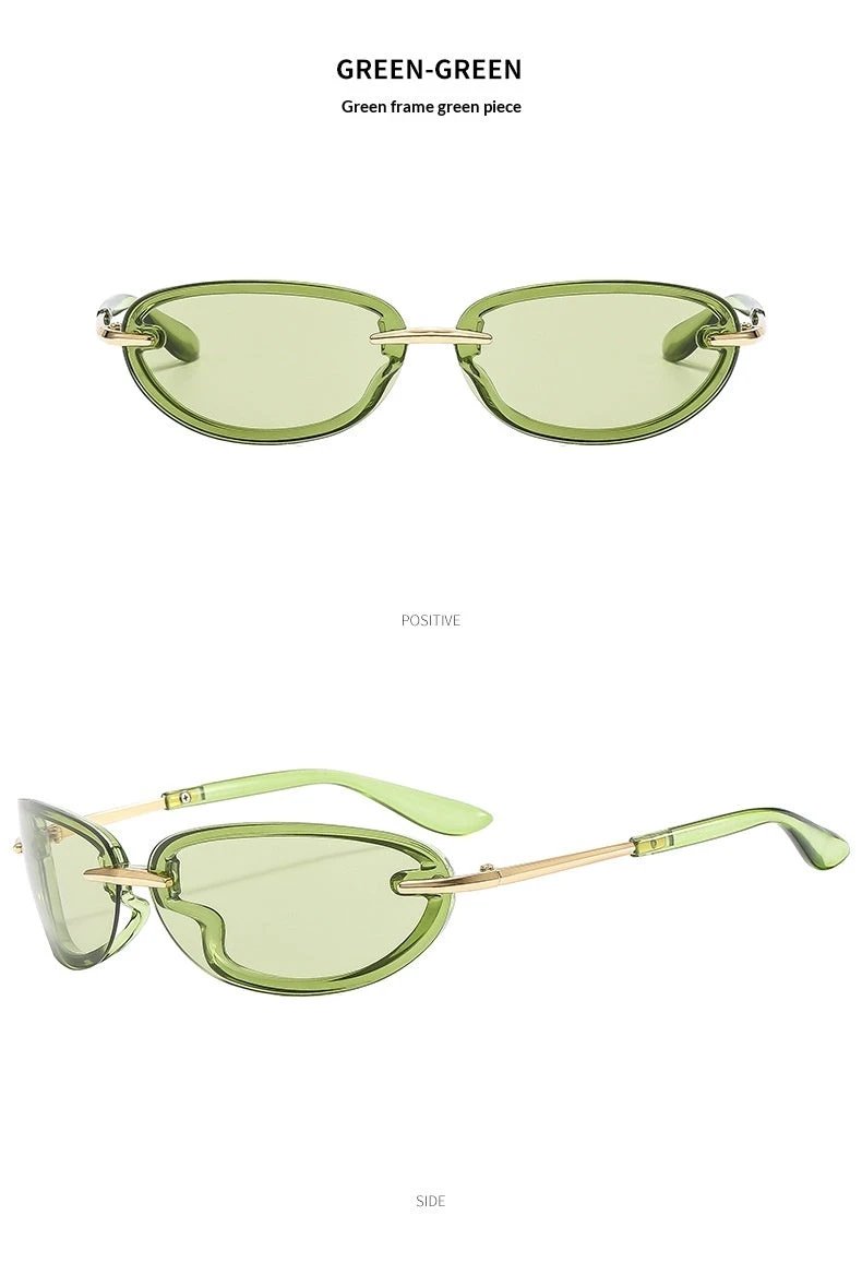 Fashion Plastic Sports Glasses Sunglasses by GJG Denim