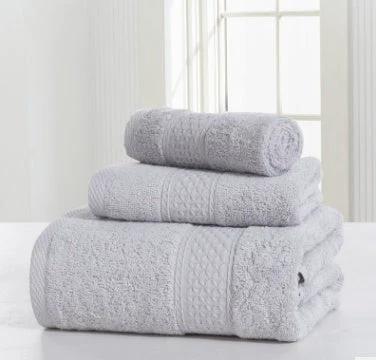 Cotton soft double-sided thickening towel skin-friendly bath towel beauty salon bathrobe bath towel set by GJG Denim