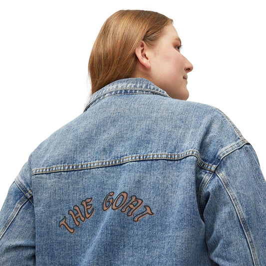 The GOAT Women's Denim Jacket - Stylish & Timeless Casual Wear by Printify