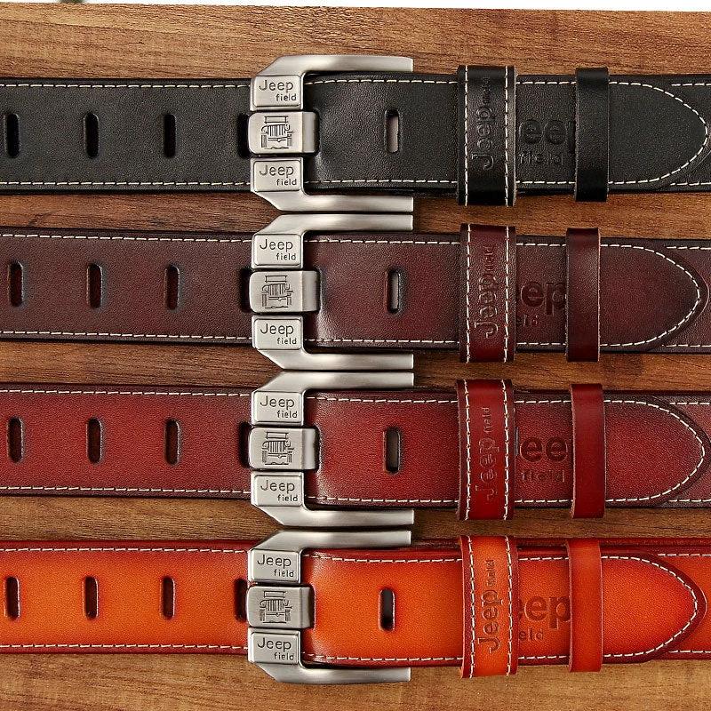 Men's Leather Belt by GJG Denim