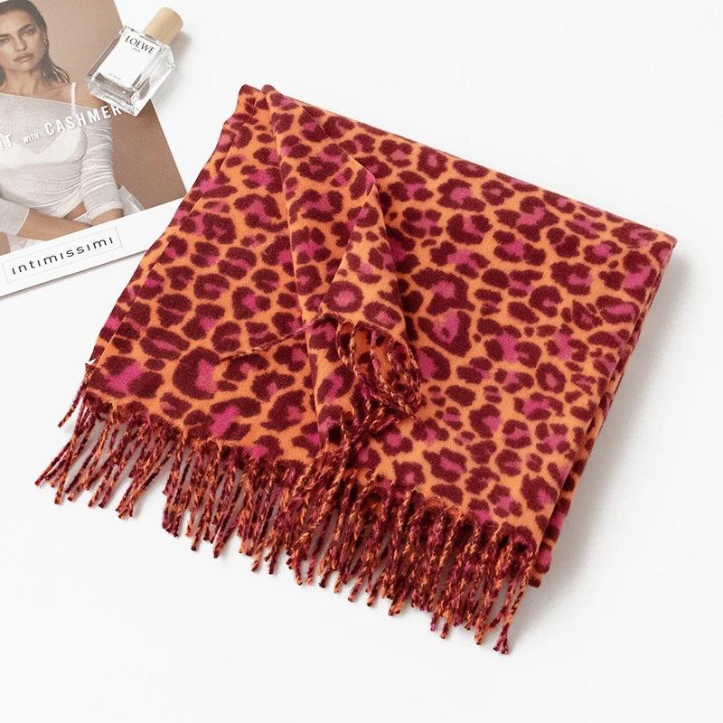 Women's Warm Scarf Cashmere-like Retro Europe And America Scarf Fashion by GJG Denim