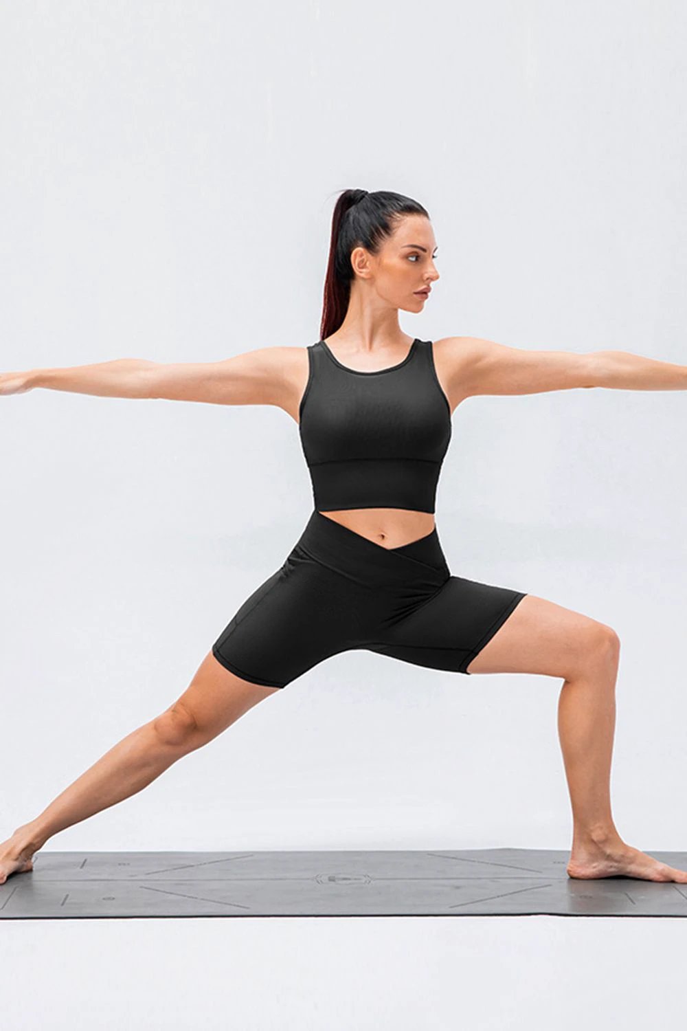 Slim Fit V-Waistband Sports Shorts by Lady Ros