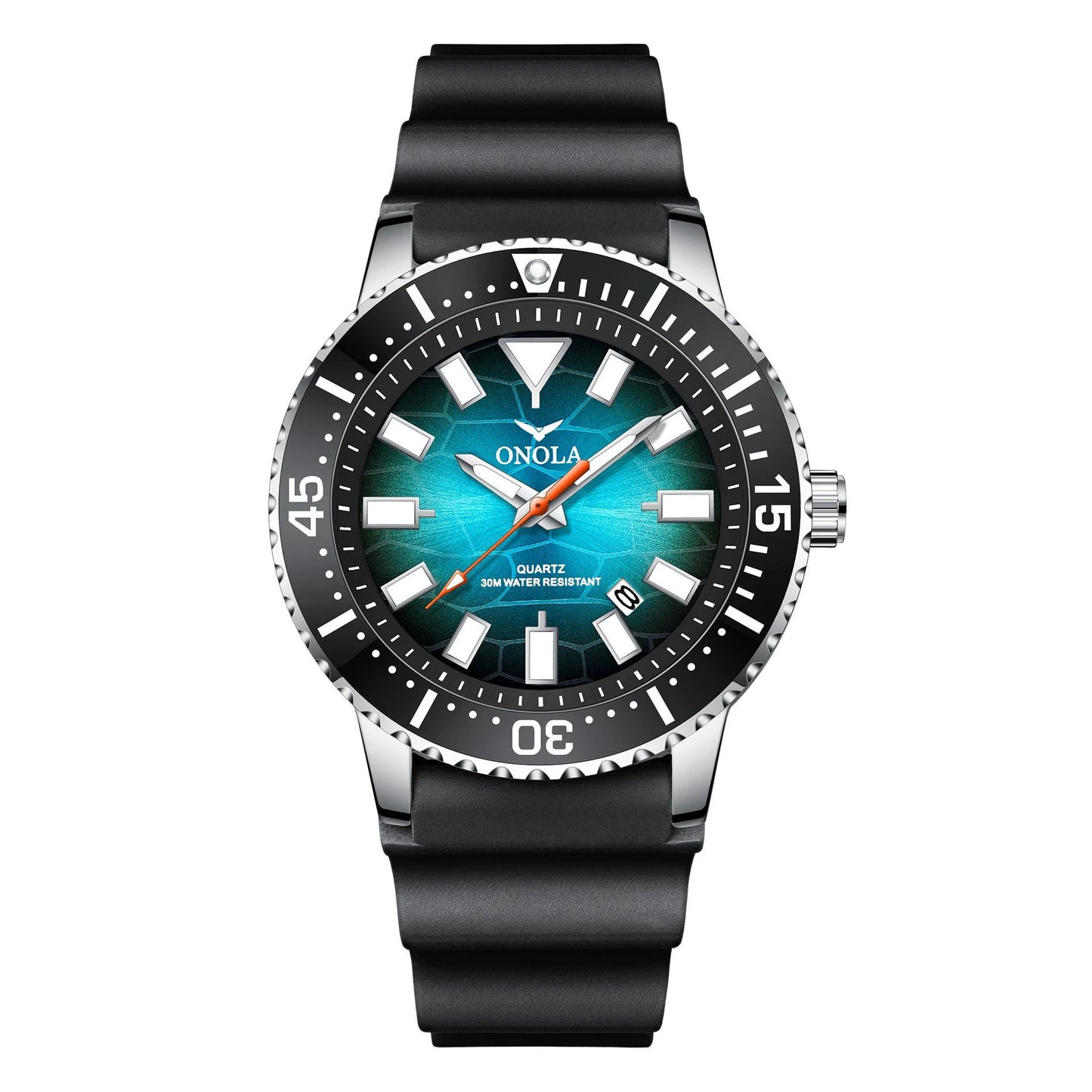 Business Casual Men's Waterproof Tape Quartz Watch by GJG Denim