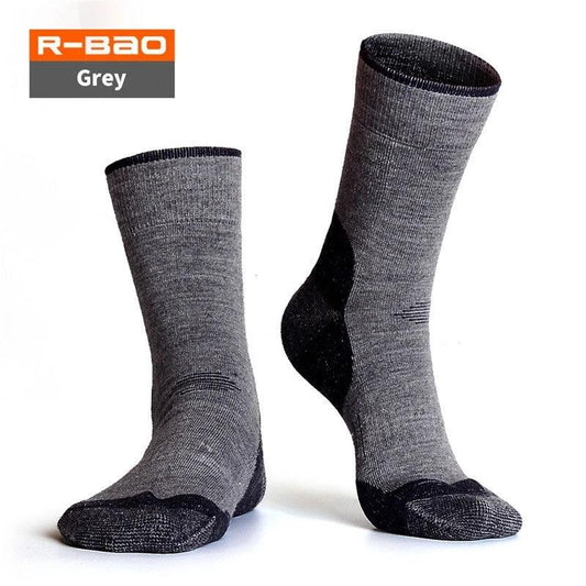 Men's Outdoor Wool Mountain Socks by GJG Denim