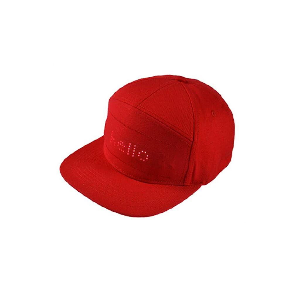 LED Display Duck Tongue Advertising Baseball Cap by GJG Denim