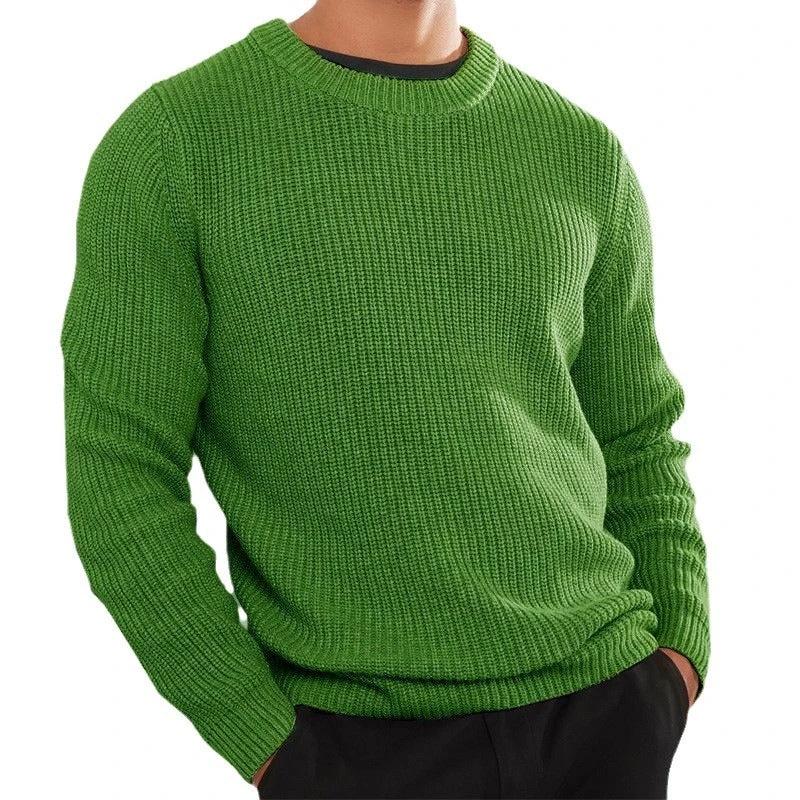New Men's Casual Knitted Sweater Long Sleeve by GJG Denim