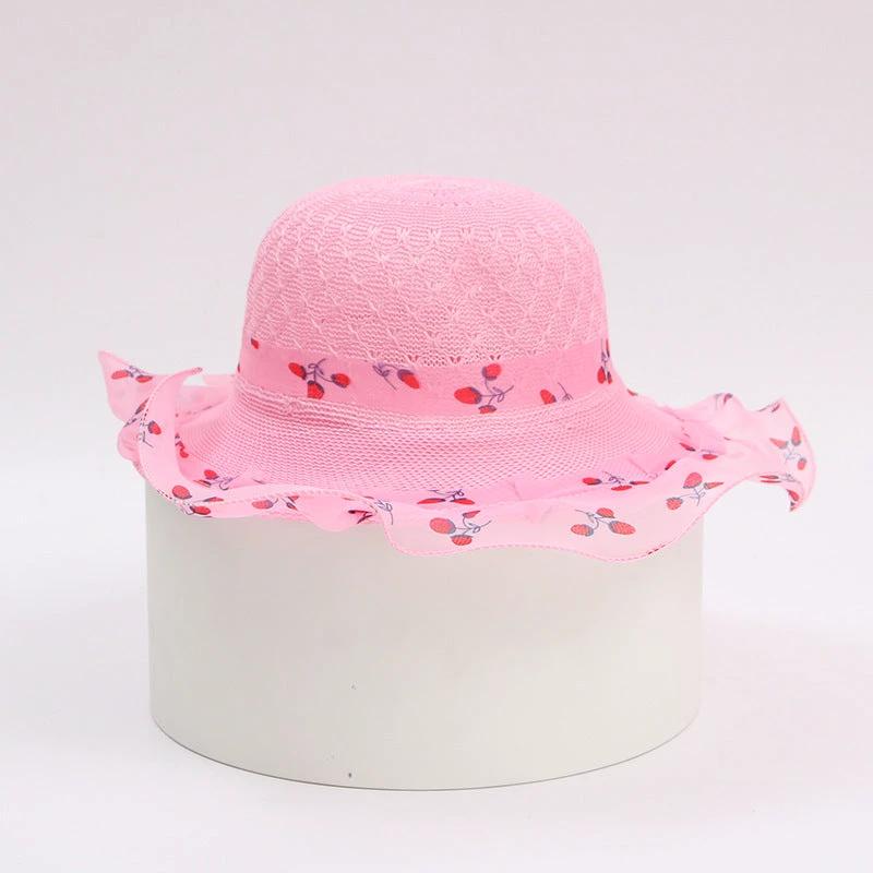 Princess straw hat kids sun hat by GJG Denim