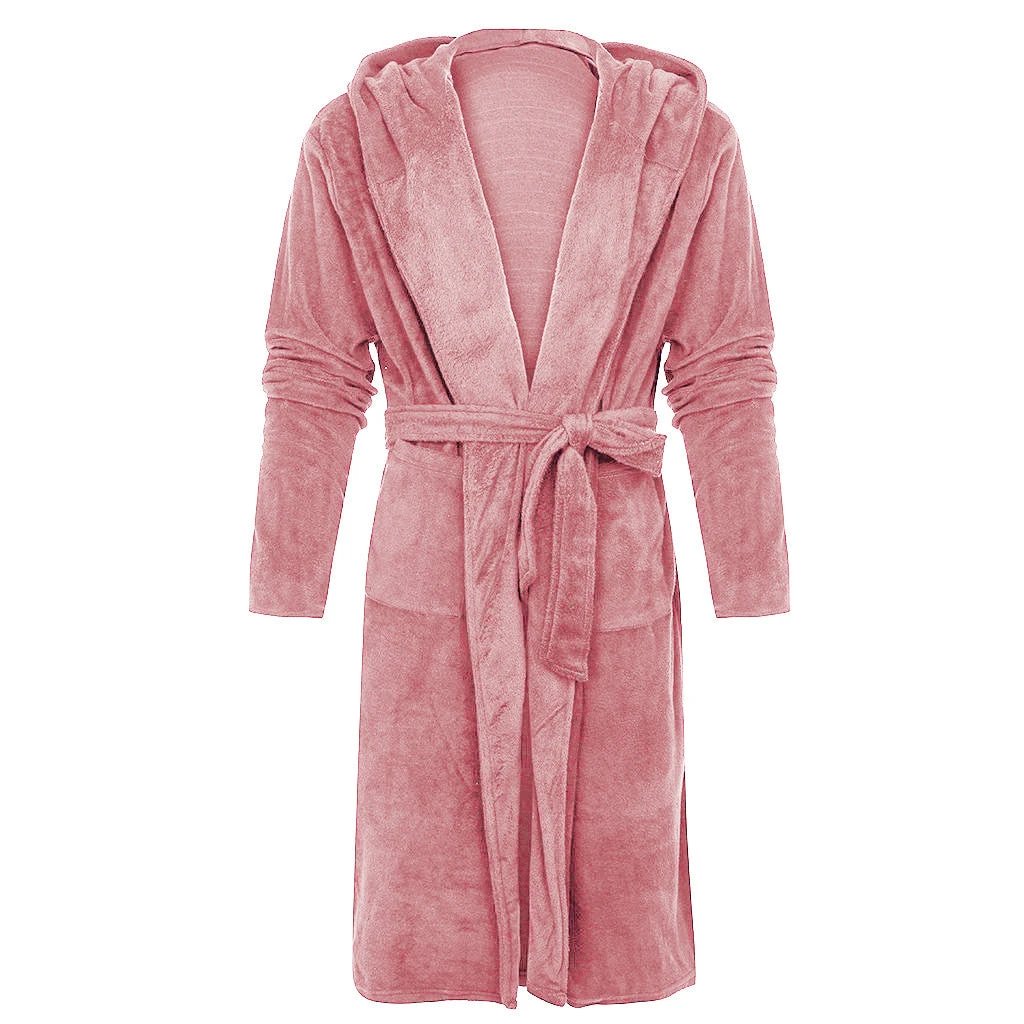 Women's Long Bathrobe With Belt by GJG Denim