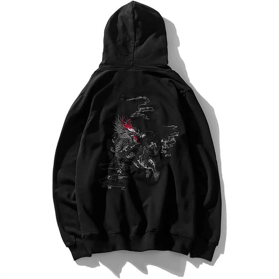 Men's Printed Pattern Hoodie by GJG Denim