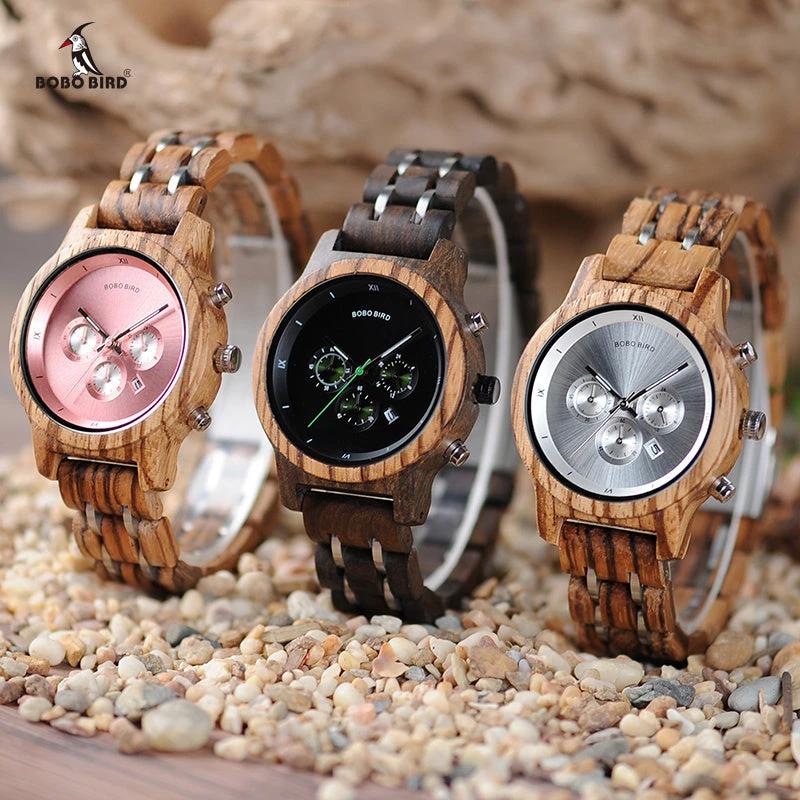Men's Wooden Watch by GJG Denim