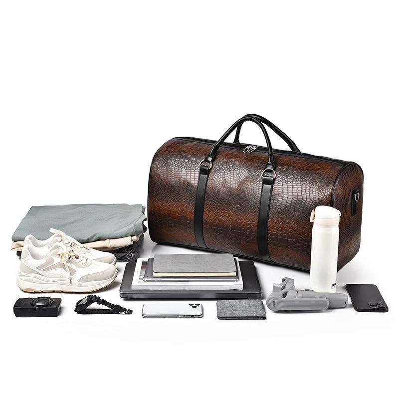 Men's Fashion Pattern Travel Bag by GJG Denim