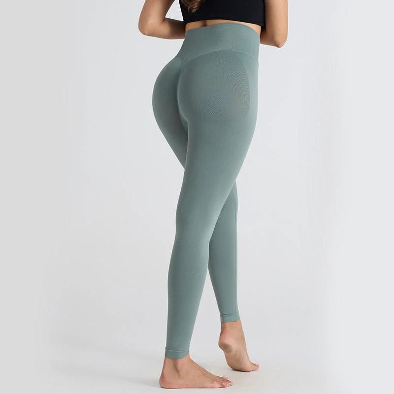 High Waist Workout Trousers High Elastic Sports Outdoor Yoga Clothes by GJG Denim
