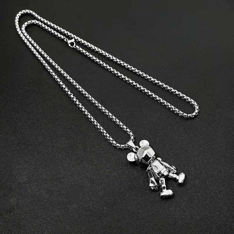 Men's Bear Necklace by GJG Denim