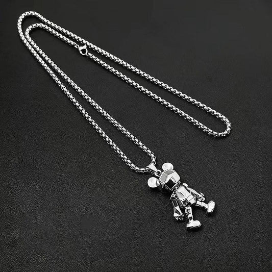 Men's Bear Necklace by GJG Denim